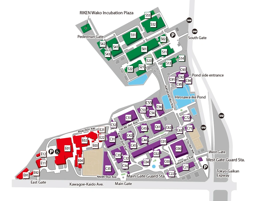 RIKEN Wako Campus Map
